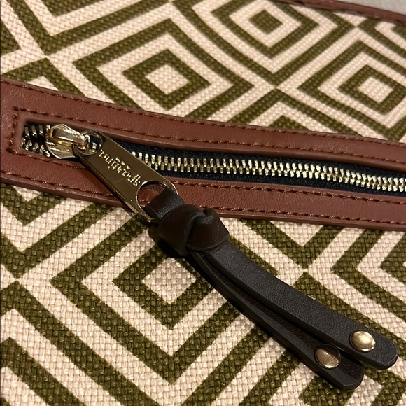 Spartina 449 Wallaby Bag Genuine Leather Geometric Shoulder Bag Purse New w Tag - Picture 15 of 16